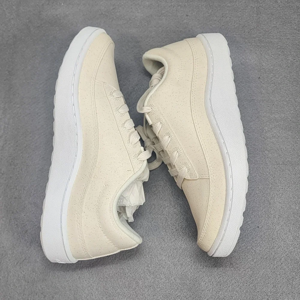 Allbirds Plant Pacer Sneakers Cream Off-White Sustainable Low Top Womens Size 5